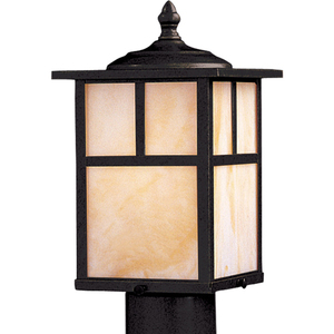 M85055HOBU Craftsman Post Light Post Lights - Burnished M85055HOBU Craftsman Post Light Post Lights - Burnished
