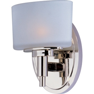M9021SWPN Lola 1 Bulb Wall Sconce - Polished Nickel M9021SWPN Lola 1 Bulb Wall Sconce - Polished Nickel