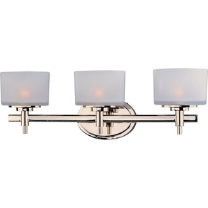 M9023SWPN Lola 3 Bulb Bathroom Lighting - Polished Nickel M9023SWPN Lola 3 Bulb Bathroom Lighting - Polished Nickel