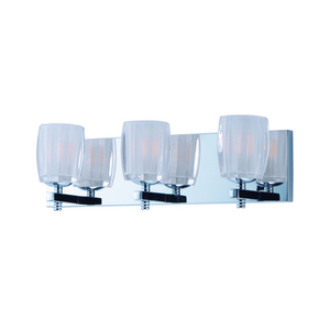 M9043CIPC Bravado 3 Bulb Bathroom Lighting - Polished Chrome M9043CIPC Bravado 3 Bulb Bathroom Lighting - Polished Chrome