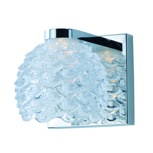 M9061CWPC Fringe 1 Bulb Wall Sconce - Polished Chrome M9061CWPC Fringe 1 Bulb Wall Sconce - Polished Chrome
