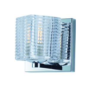 M9071CRPC Groove 1 Bulb Wall Sconce - Polished Chrome M9071CRPC Groove 1 Bulb Wall Sconce - Polished Chrome
