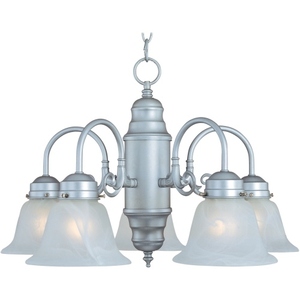 M91197MRSN Builder Basics Mid Sized Chandelier Chandelier - Satin Nickel M91197MRSN Builder Basics Mid Sized Chandelier Chandelier - Satin Nickel