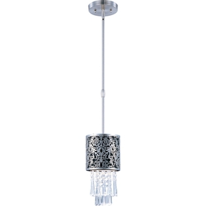 M92293BKSN Rapture Drum Pendant Pendant Light - Satin Nickel M92293BKSN Rapture Drum Pendant Pendant Light - Satin Nickel