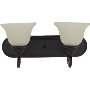 M11231SVOI Symphony 2 Bulb Bathroom Lighting - Oil Rubbed Bronze M11231SVOI Symphony 2 Bulb Bathroom Lighting - Oil Rubbed Bronze
