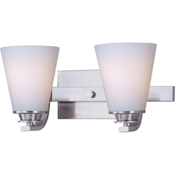Bathroom Lighting (2 Bulbs) 13" Width Bathroom Lighting (2 Bulbs) 13" Width