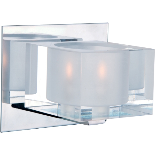 M10001CLPC Cubic 1 Bulb Wall Sconce - Polished Chrome M10001CLPC Cubic 1 Bulb Wall Sconce - Polished Chrome