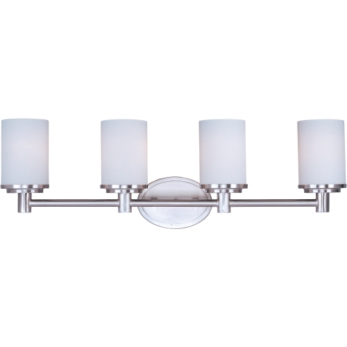 M9054SWSN Cylinder 4 or More Bulb Bathroom Lighting - Satin Nickel M9054SWSN Cylinder 4 or More Bulb Bathroom Lighting - Satin Nickel