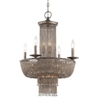Mid Sized Chandelier 21-1/4" Width Mid Sized Chandelier 21-1/4" Width