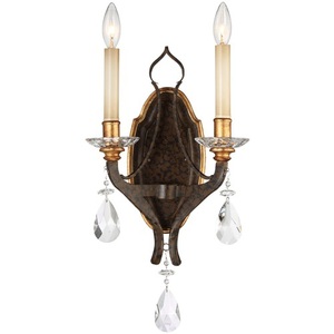 MN6452652 Chateau Nobles Multi Bulb Wall Sconce - Raven Bronze W/ Sunburst Gold MN6452652 Chateau Nobles Multi Bulb Wall Sconce - Raven Bronze W/ Sunburst Gold