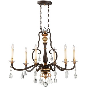 MN6457652 Chateau Nobles Mid Sized Chandelier Chandelier - Raven Bronze W/ Sunburst Gold MN6457652 Chateau Nobles Mid Sized Chandelier Chandelier - Raven Bronze W/ Sunburst Gold