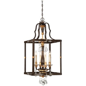 MN6464652 Chateau Nobles Entrance / Foyer Pendant Light - Raven Bronze W/ Sunburst Gold MN6464652 Chateau Nobles Entrance / Foyer Pendant Light - Raven Bronze W/ Sunburst Gold