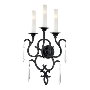 MN1703254 Multi Bulb Wall Sconce - Castellina Aged Iron MN1703254 Multi Bulb Wall Sconce - Castellina Aged Iron