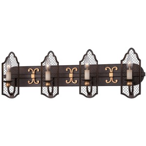 MN2714258B Cortona 4 or More Bulb Bathroom Lighting - French Bronze W/ Gold Highlights MN2714258B Cortona 4 or More Bulb Bathroom Lighting - French Bronze W/ Gold Highlights