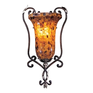 MN6511468 Salamanca 1 Bulb Wall Sconce - Cattera Bronze MN6511468 Salamanca 1 Bulb Wall Sconce - Cattera Bronze