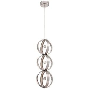 MN6996613L Winter Solstice Mini Chandelier - Polished Nickel MN6996613L Winter Solstice Mini Chandelier - Polished Nickel