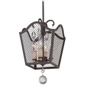 MN7104258B Cortona Mini-Pendant Pendant Light - French Bronze W/ Gold Highlights MN7104258B Cortona Mini-Pendant Pendant Light - French Bronze W/ Gold Highlights