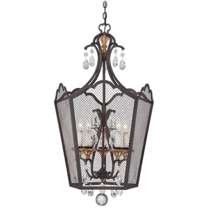 MN7105258B Cortona Entrance / Foyer Pendant Light - French Bronze W/ Gold Highlights MN7105258B Cortona Entrance / Foyer Pendant Light - French Bronze W/ Gold Highlights