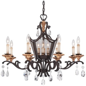 MN7112258B Cortona Mid Sized Chandelier Chandelier - French Bronze W/ Gold Highlights MN7112258B Cortona Mid Sized Chandelier Chandelier - French Bronze W/ Gold Highlights