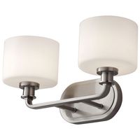 Bathroom Lighting (2 Bulbs) 16-3/8" Width Bathroom Lighting (2 Bulbs) 16-3/8" Width
