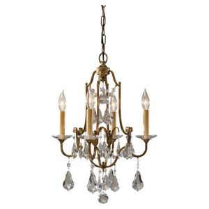 GLF24804OBZ Valentina Mini Chandelier - Oxidized Bronze GLF24804OBZ Valentina Mini Chandelier - Oxidized Bronze