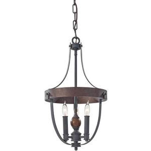 MF27953AFCBA Alston Mini Chandelier - Charcoal / Brick / Acorn MF27953AFCBA Alston Mini Chandelier - Charcoal / Brick / Acorn