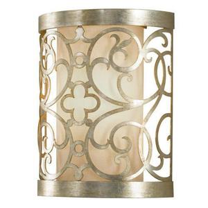 MWB1485SLP Arabesque 1 Bulb Wall Sconce - Silver Leaf Patina MWB1485SLP Arabesque 1 Bulb Wall Sconce - Silver Leaf Patina