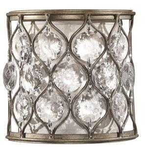 GLWB1497BUS Lucia 1 Bulb Wall Sconce - Burnished Silver GLWB1497BUS Lucia 1 Bulb Wall Sconce - Burnished Silver