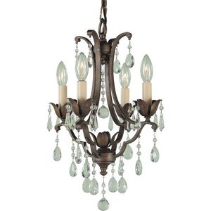 MF18814BRB Maison De Ville Mini Chandelier - British Bronze MF18814BRB Maison De Ville Mini Chandelier - British Bronze