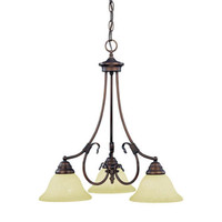 Mid Sized Chandelier 21-1/2" Width Mid Sized Chandelier 21-1/2" Width