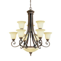 Mid Sized Chandelier 33-1/2" Width Mid Sized Chandelier 33-1/2" Width