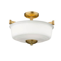 Semi Flush Mount 17" Width Semi Flush Mount 17" Width