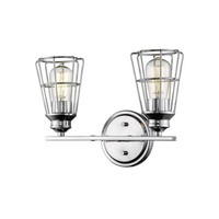 Bathroom Lighting (2 Bulbs) 15-1/4" Width