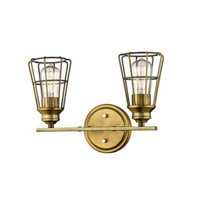 Bathroom Lighting (2 Bulbs) 15-1/4" Width