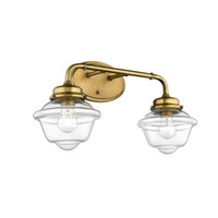 Bathroom Lighting (2 Bulbs) 20-1/2" Width Bathroom Lighting (2 Bulbs) 20-1/2" Width
