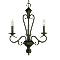 Mid Sized Chandelier 19-1/2" Width Mid Sized Chandelier 19-1/2" Width