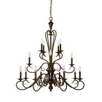 Mid Sized Chandelier 36-1/2" Width Mid Sized Chandelier 36-1/2" Width