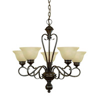 Mid Sized Chandelier 25-1/2" Width Mid Sized Chandelier 25-1/2" Width