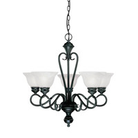 Mid Sized Chandelier 25-1/2" Width Mid Sized Chandelier 25-1/2" Width
