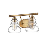 Bathroom Lighting (2 Bulbs) 15" Width Bathroom Lighting (2 Bulbs) 15" Width