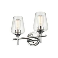 Bathroom Lighting (2 Bulbs) 13-3/4" Width Bathroom Lighting (2 Bulbs) 13-3/4" Width