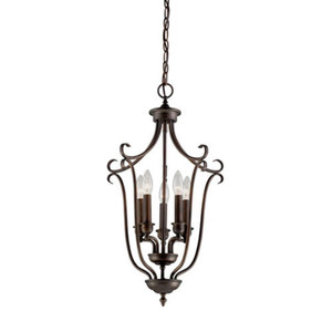 M1335RBZ Fulton Entrance / Foyer Pendant Light - Rubbed Bronze M1335RBZ Fulton Entrance / Foyer Pendant Light - Rubbed Bronze