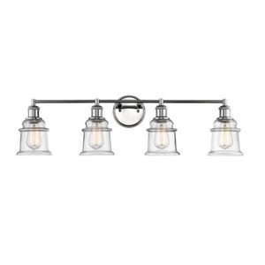 M2344CH 4 or More Bulb Bathroom Lighting - Chrome M2344CH 4 or More Bulb Bathroom Lighting - Chrome