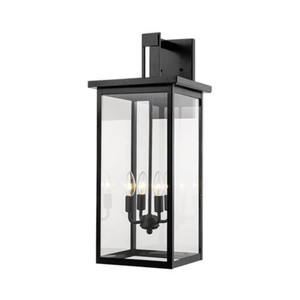 M2603PBK Barkeley Entrance Outdoor Wall Light - Powder Coat Black M2603PBK Barkeley Entrance Outdoor Wall Light - Powder Coat Black
