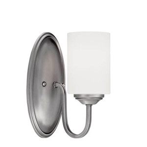 M3071BPW Lansing 1 Bulb Wall Sconce - Brushed Pewter M3071BPW Lansing 1 Bulb Wall Sconce - Brushed Pewter