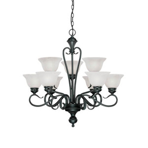 M679BK Devonshire Mid Sized Chandelier Chandelier - Black M679BK Devonshire Mid Sized Chandelier Chandelier - Black