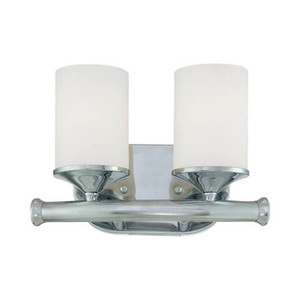 M7092CH 2 Bulb Bathroom Lighting - Chrome M7092CH 2 Bulb Bathroom Lighting - Chrome