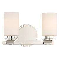 Bathroom Lighting (2 Bulbs) 14" Width