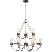 Large Foyer Chandelier 27" Width