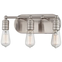 Bathroom Lighting (3 bulbs) 14-1/2" Width Bathroom Lighting (3 bulbs) 14-1/2" Width
